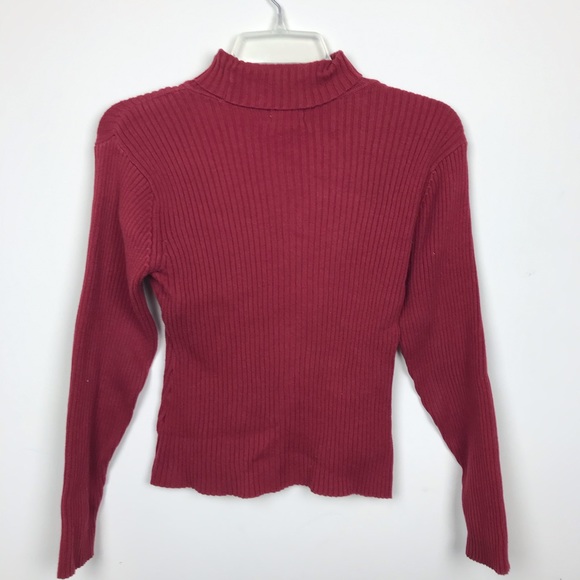 Red turtleneck sweater!! - Picture 3 of 8